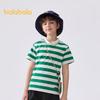Balabala Boys' Striped Short Sleeve POLO Shirt