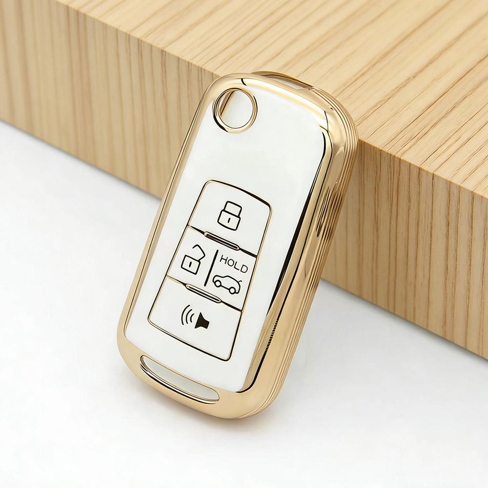 

For Proton Persona 2022 Saga Perusahaan Otomobil Nasional 4 Buttons TPU Remote Car Key Case серый