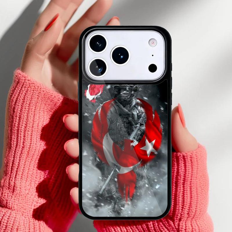 

Turkey Turkish Flag soft Phone Case for iPhone 17 Air 16e 15 14 13 Pro Max Back Cover for 12 11 Pro Coque iPhone 16