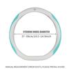 Universal Car Steering Wheel Non Slip Sweat Protector Cover Decoration For Mercedes Benz W204 W124 W201 W202 W205 GLA CLA AMG