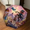 1PC Alice in Wonderland Umbrella-8-Rib Reinforced, Automatic Open, Lightweight & Durable, Cute Fashion Accessory for Outdoor-P72