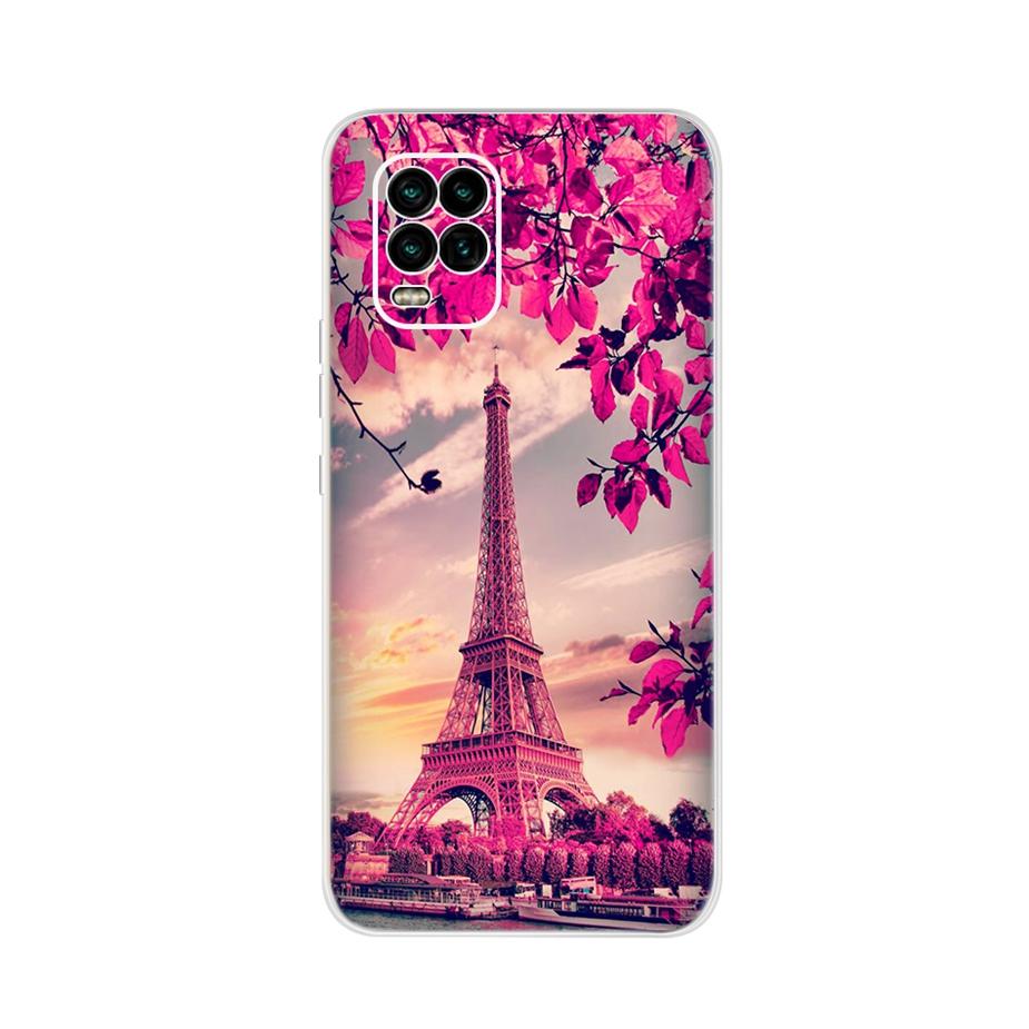 For Xiaomi Mi 10 Lite 5G Case Cute Cat Butterfly Soft Silicone Phone Cases For Xiaomi Mi 10 Lite 10Lite Back Cover Fundas Bumper
