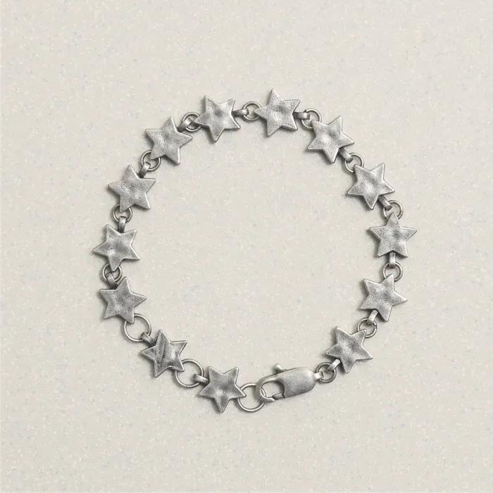 Tata Star Link Bracelet Silver Burnish