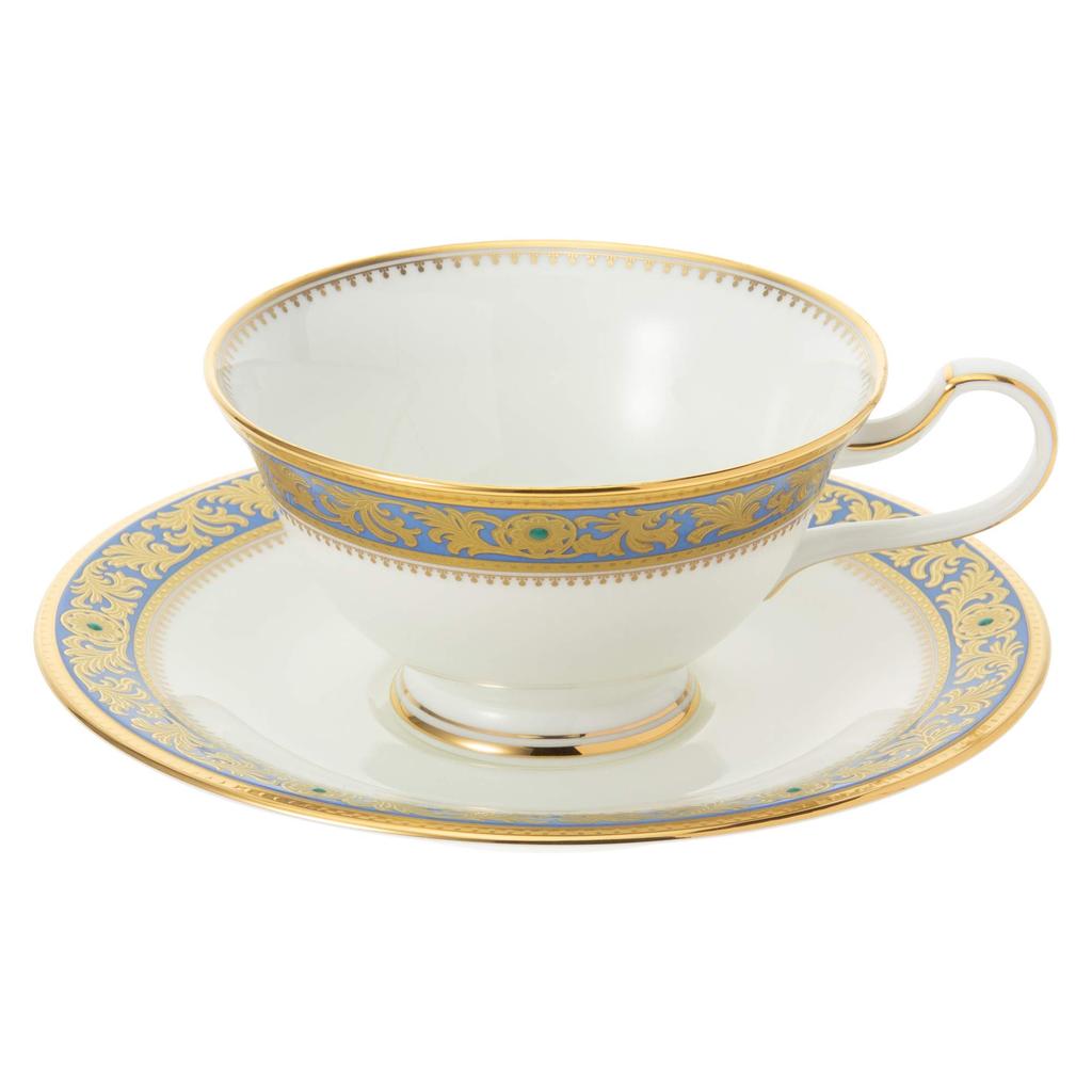 Noritake Cup Saucer Coffee 220cc Grand Brochet 2 Bone China & (Pair Set) (For Tea) Y6988C/4465-2