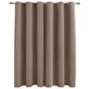 Blackout Curtain - vidaXL - Taupe - 290x245 Cm - Metal Eyelets - Washable Polyester