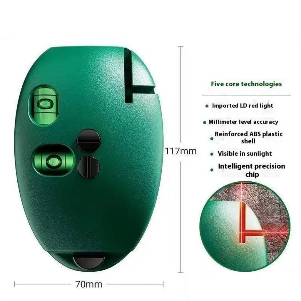 90 Degree Horizontal Right Angle Measuring Tool Multipurpose Level Tool for Construction Flooring Installation(No Battery)