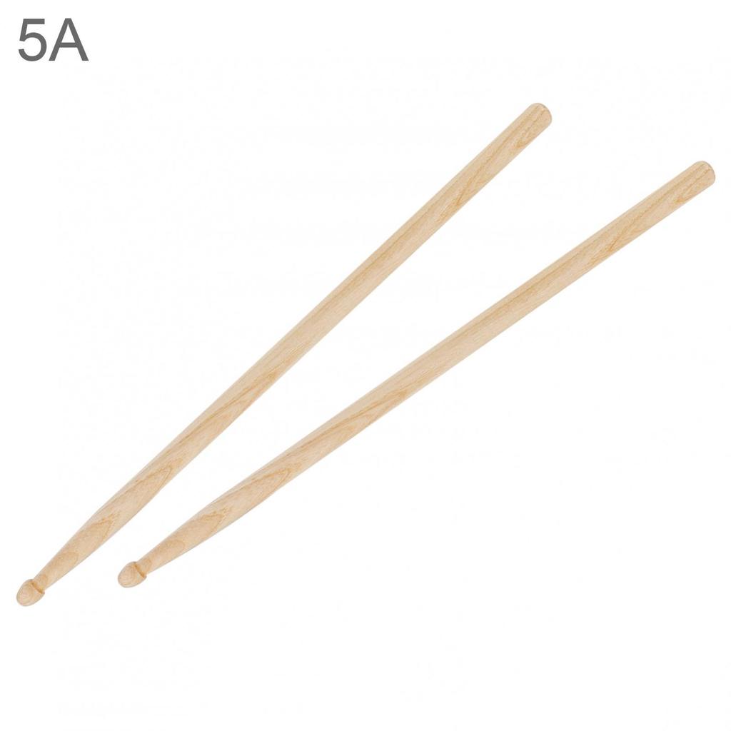 1 Pair 5A / 7A Walnut Wood Drumsticks for  Jazz Drum Exercise, Durable Heavy-duty Drum Sticks