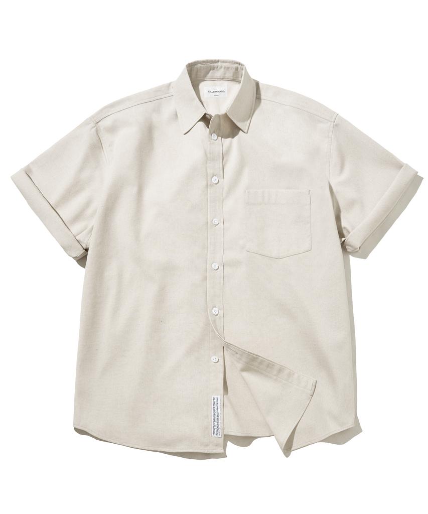FILLUMINATE All Day Linen-Like Half Shirt - 5 Colors