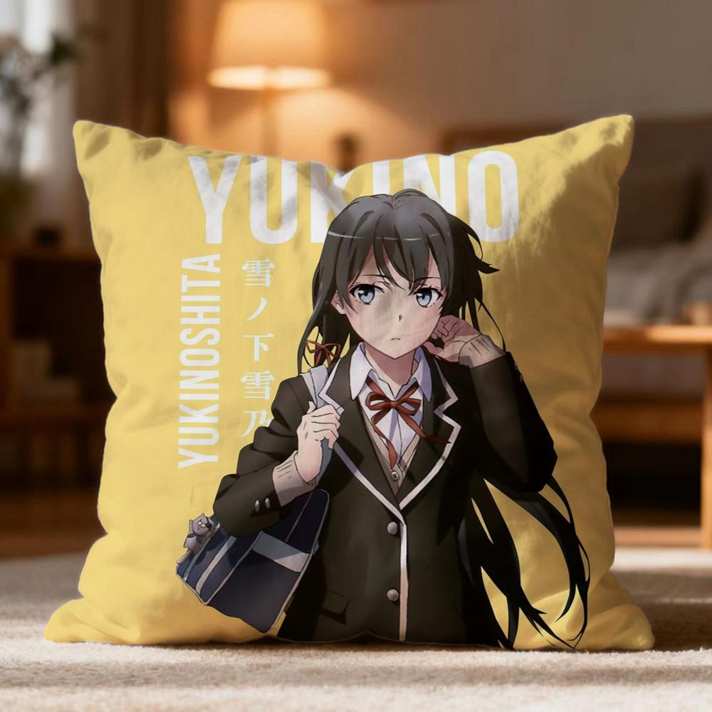 Popular M-MMy Teen Romantic Comedy SNAFU Cushion Cover Soft Washable Pillow Case Multi-Scene for Couch Bed Travel Office Use