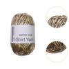 Metallic T Shirt Yarn Shiny Knitting Crochet Yarn for Crocheting Beginners