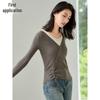 Women's Color-Block Faux Two-Piece Knit Sweater
