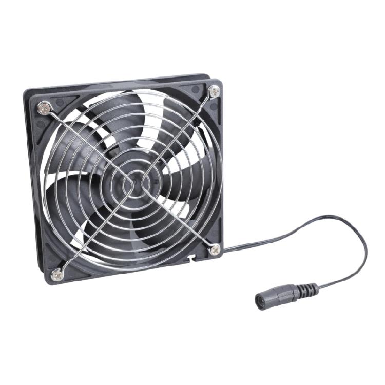 Convenient Solar Powered 12V Exhaust Fan for Efficient Cooling In Greenhouses Attics with Sturdy ABS Material