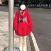 Felpe con zip Harajuku gotico Donna Mall Goth Tops Felpa con cappuccio streetwear giapponese Pullover autunnali