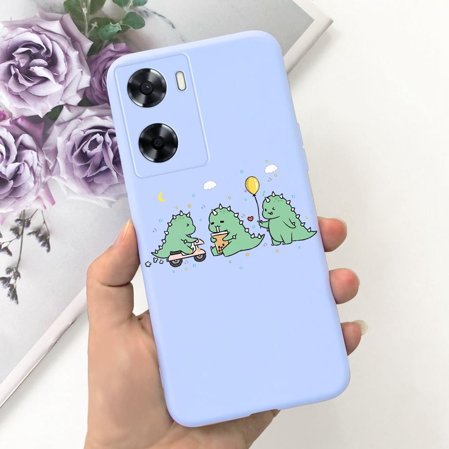 Für OPPO A57 4G CPH2387 Hülle Für OPPO A77 4G A77s A57s A57e Handyhülle Weiches Flüssigsilikon TPU Hülle Für OppoA57 Astronauten Tasche