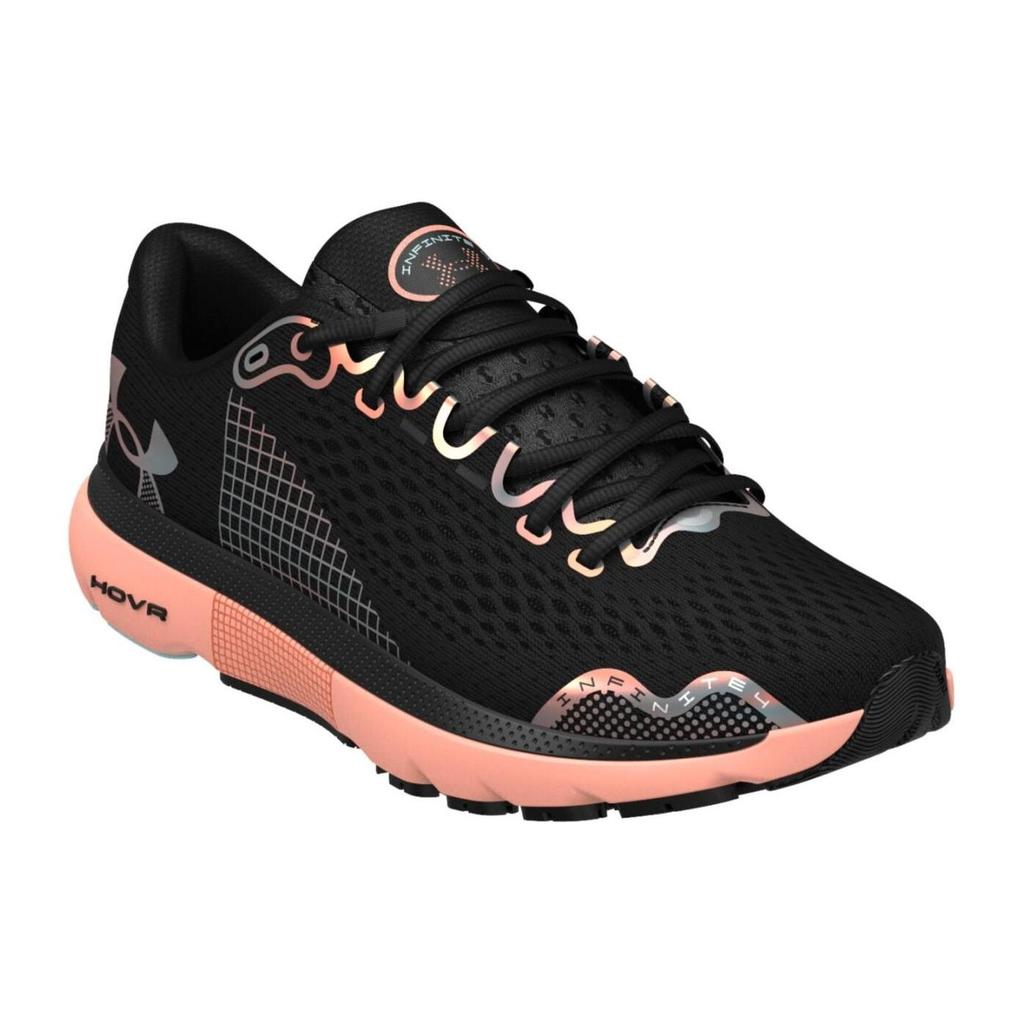 Under Armour HOVR Infinite 4 Black Lunar Coral Men Sneakers 3025443-001