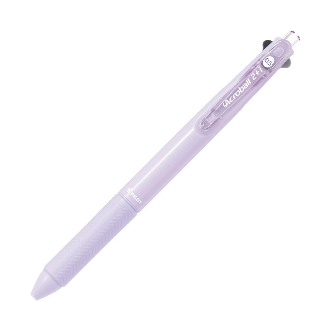 Pilot Acroball BKHAB40EFLA 2+1 Multi-Function Pen, 0.5mm, Lavender,