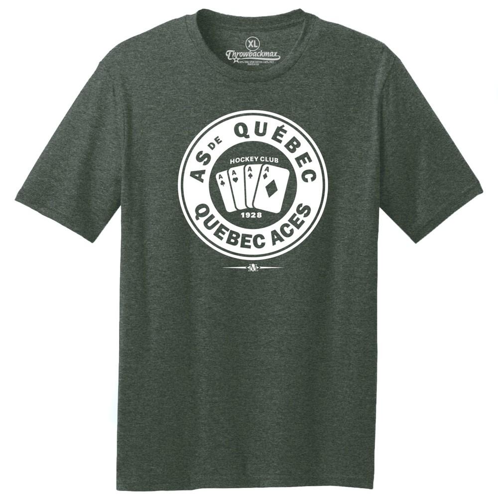 Quebec Aces 1928 Hockey TRI-BLEND Tee Shirt Unisex T-Shirt S