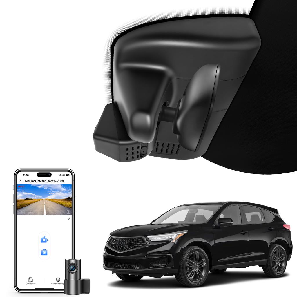 Mangoal 4K Car DVR Dash Cam For Acura RDX Car Camera Recorder 2019-2025 Private Mold HD Night Vision WiFi APP GPS DashCam