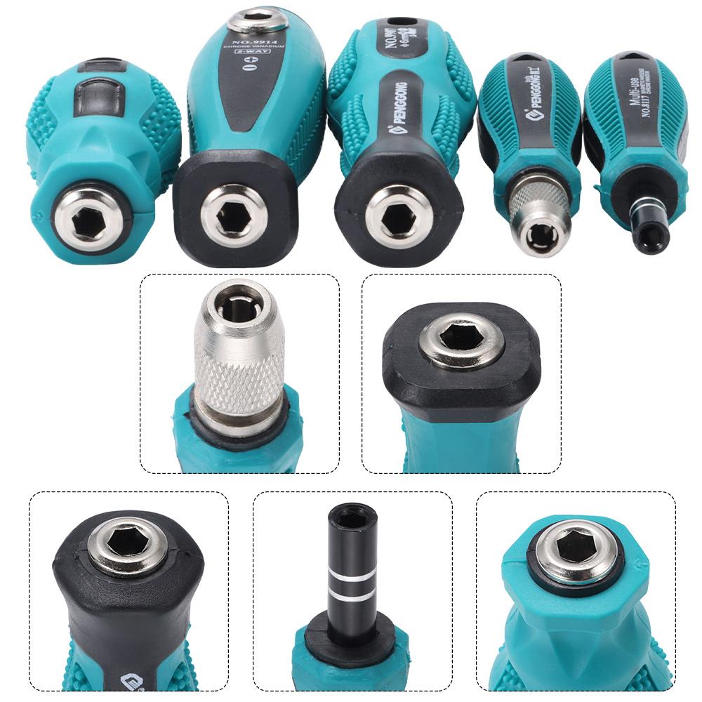 1 buc Adaptor pentru Bit de Șurubelniță Mâner Șurubelniță 6.35mm 4mm Cheie Tubulară Hexagonală Instrument