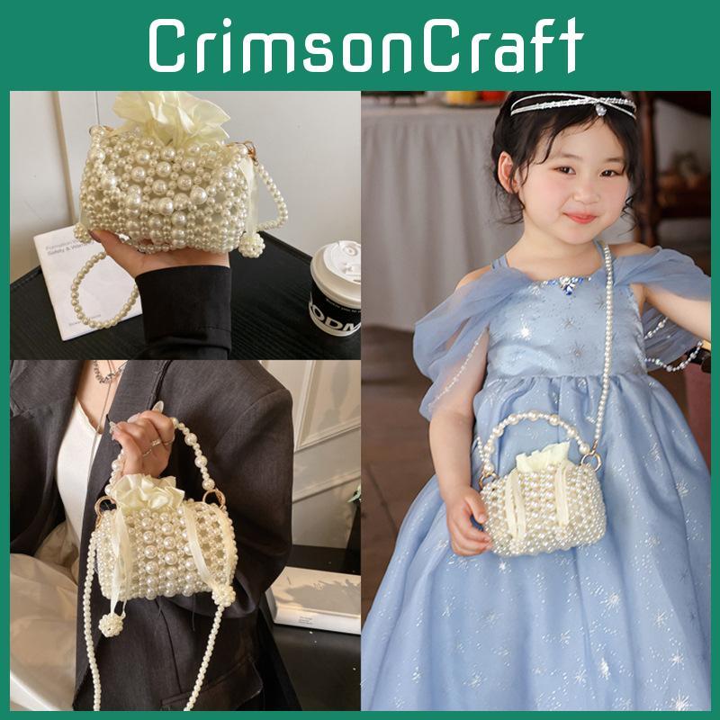 Pearl Water Handmade Bucket Bag Trendy Girls Photo Taking Handheld Coin Purse