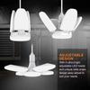 E27 LED Bulb 85-265V AC,Foldable Fan Shape Design for Ceiling Lights,Garage Warehouse Lighting,3000K/6500K Daylight White,Energy