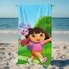 CUTE D-Dora Animation E-Explorer Towel Beach Quick Dry Soft Pool Towels Gift for Travel Gym Shower Camping Sports