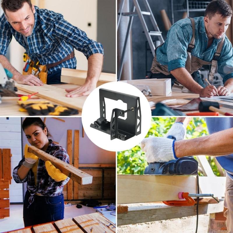 Ergonomic Portable Thickened Steel Planer Inversion Bracket Stand For Woodworking Tool Quick Assembly Disassembly Design