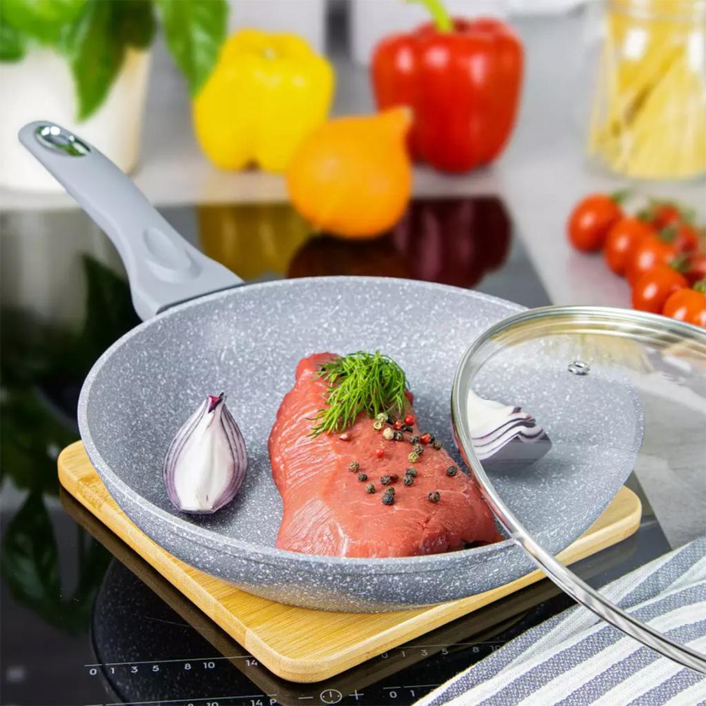 GRANIT-PFANNE 26cm KLAUSBERG KB-7317 Deckel