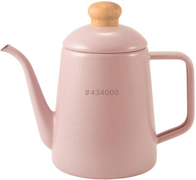Fuji Enamel Cotton Plus Drip Pot 1.0L Ash Pink