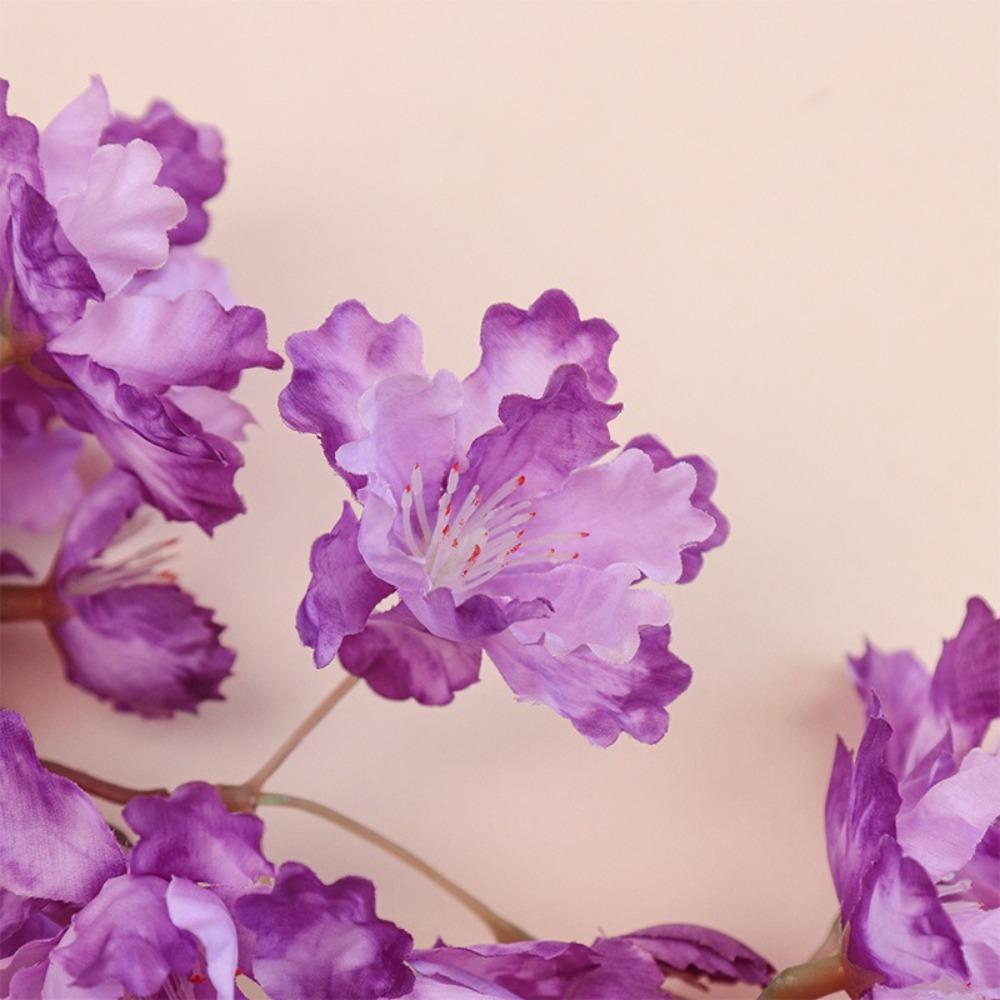 90cm Silk Cherry Blossoms Branch Plastic Fake Flower  Home Garden Decor