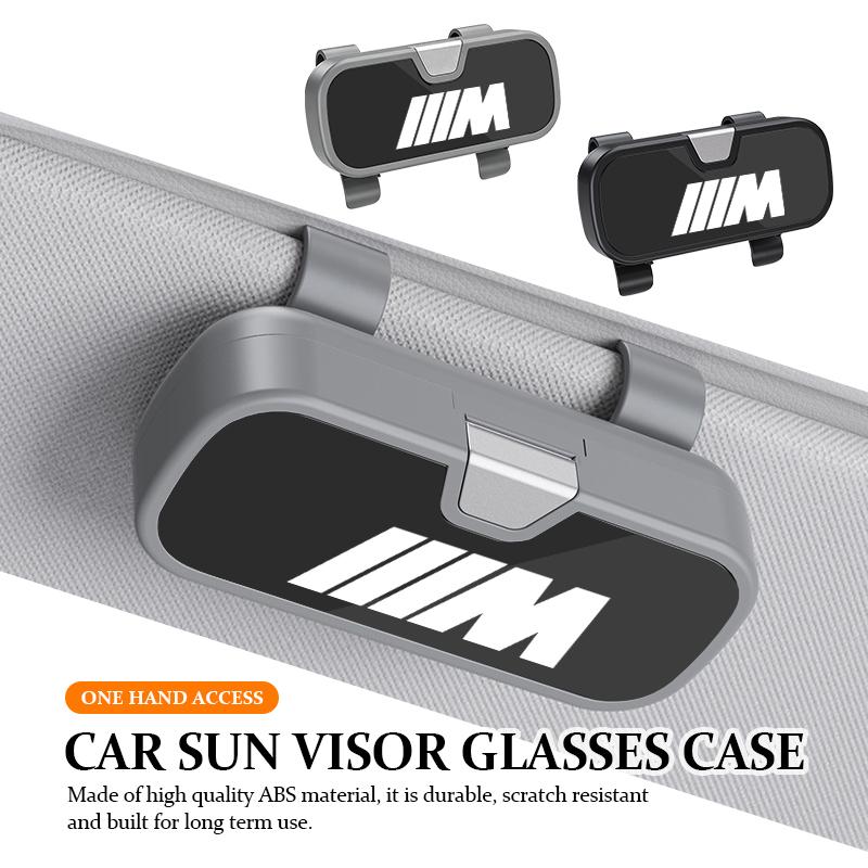 Car Sun Visor Sunglasses Holder Case Anti-Scratch Protective Box For BMW M F10 F20 F30 F40 F15 F25 F26 F31 F49 E62 E83 E84 QV5