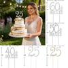 Wedding Cake Topper Holder With Alloy Metal For Anniversary Celebrations And Birthdays