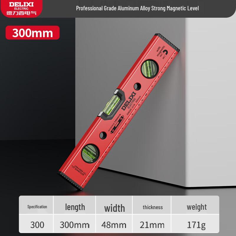 Delixi Magnetic Aluminum Alloy Spirit Level