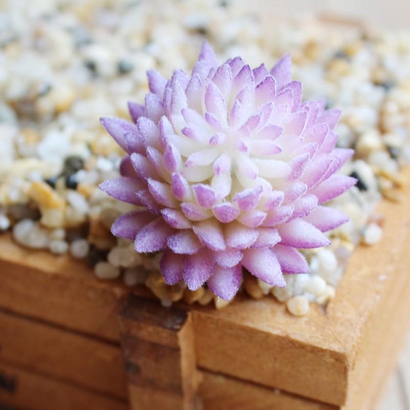 

Lightweight PVC Succulent Plant for Home Office Decor Purple Color синий