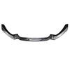 For BMW 1 Series F20 F21 2015~2019 M-Pack Style 3 PCS Car Front Bumper Lip Spoiler Glossy Black Or Carbon Fiber Look Body Kit