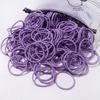 50Pcs Girls Candy Hair Bands Hair Accessories 3.8cm Elastic Rubber Band Hair Band Children Ponytail Holder Bands