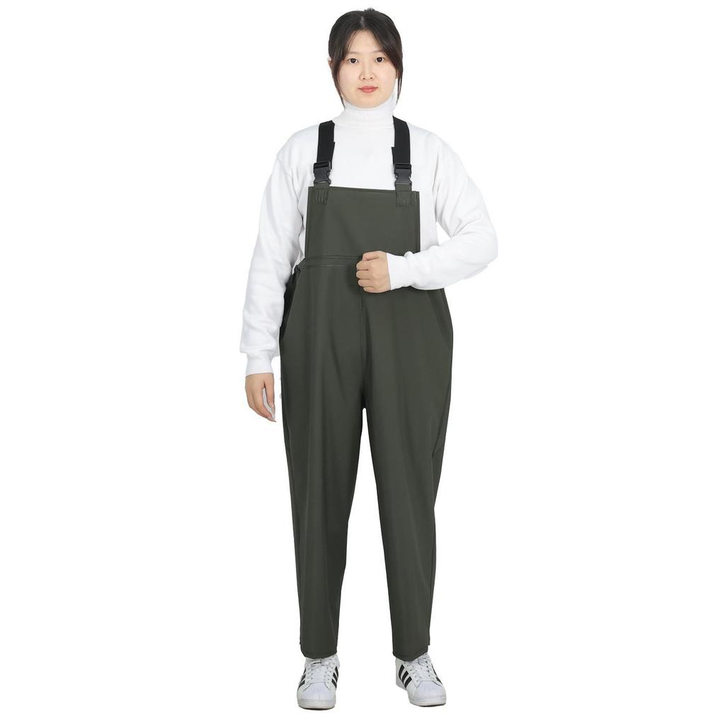 Waterproof Fishing & Aquaculture Bib Pants Set - Thick, Stain-Resistant, Wear-Resistant
