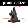 Plastic Meditating Clumsy Hippo Statue Figurine For Home Office Meditations Room Decors Unique Gift For Animal Lover
