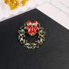 New Holiday Brooch Series: Santa Claus & Christmas Tree Festive Pins