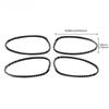 Real Soft Carbon Fiber Sticker For Seat Leon Altea 2005 2006 2007 2008 2009 2010 2011 2012 LHD RHD Car Door Handle Switch Trim.