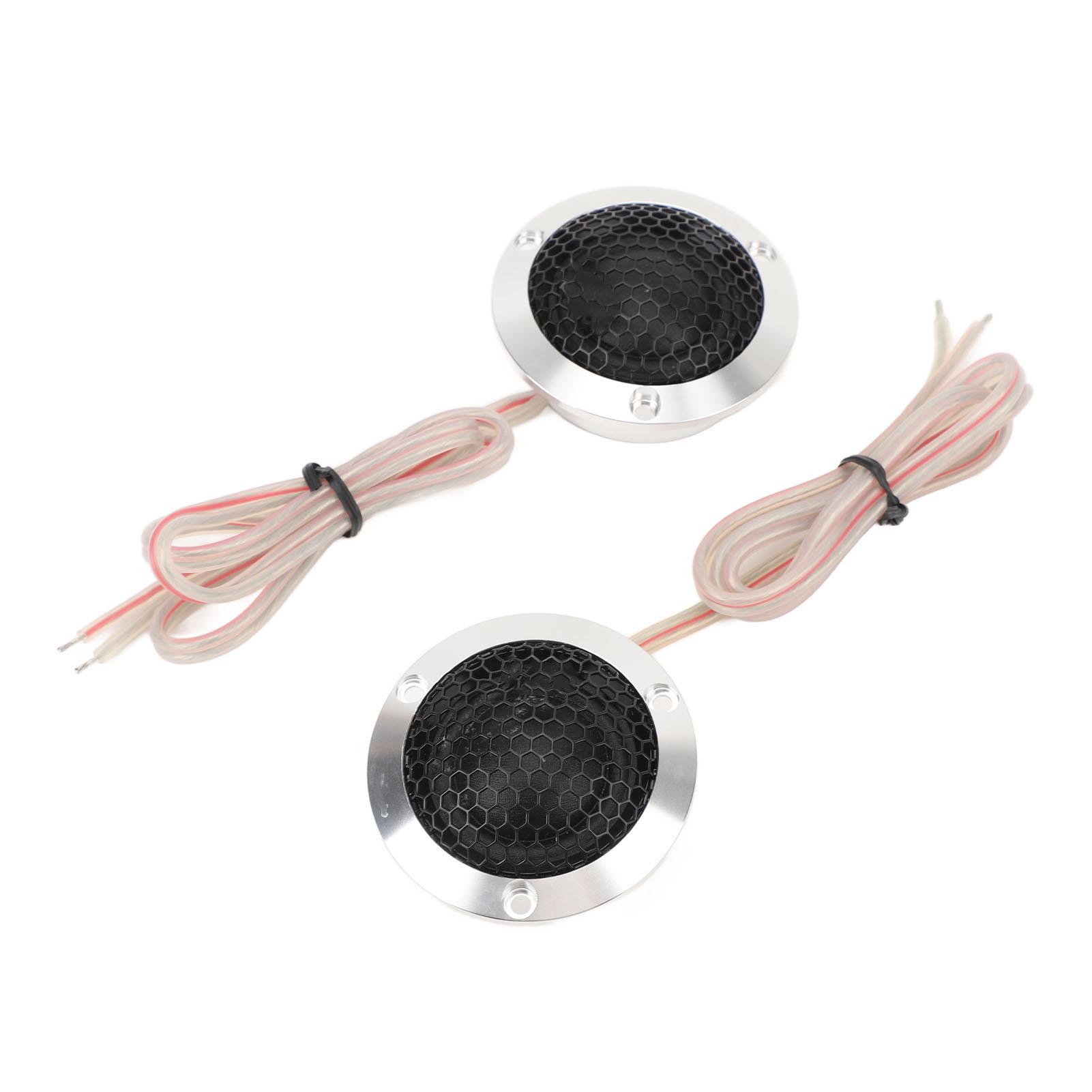 

Пара 1,5-дюймовых автомобильных купольных твитеров DC12V 10W Мини-купольные твитеры Комплект динамиков Автомобильная стереосистема для большинства транспортных средств