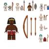 Children's Assembly Toy Intelligent And Educational Egyptian Spear Infantry Pharaoh Guard Building Blocks