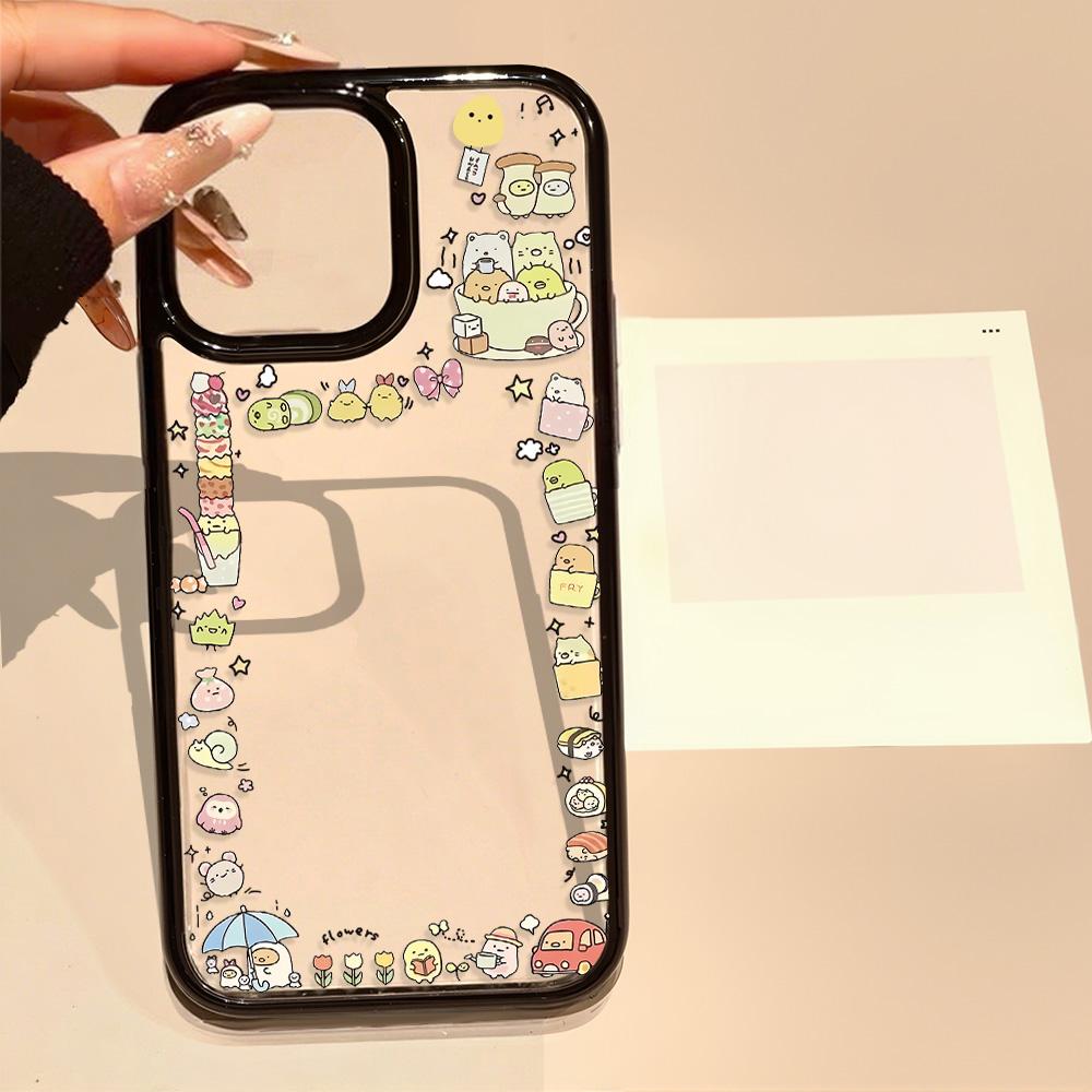 Acrylic Phone Case for iPhone 11 12 13 14 Pro 12 14 16 Pro Max for Samsung A16 A36 A56 S24 FE High-quality Painted Anti-fall Mobile Phone Case