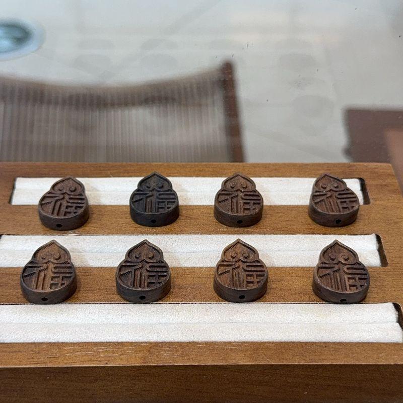 

DIY Agarwood Gourd DIY Accessories Hand Woven Hand Rope Necklace Collectables-Autograph Rosary Fashion Ornament Spacer Beads Aquilary Fuzi gourd [1]]