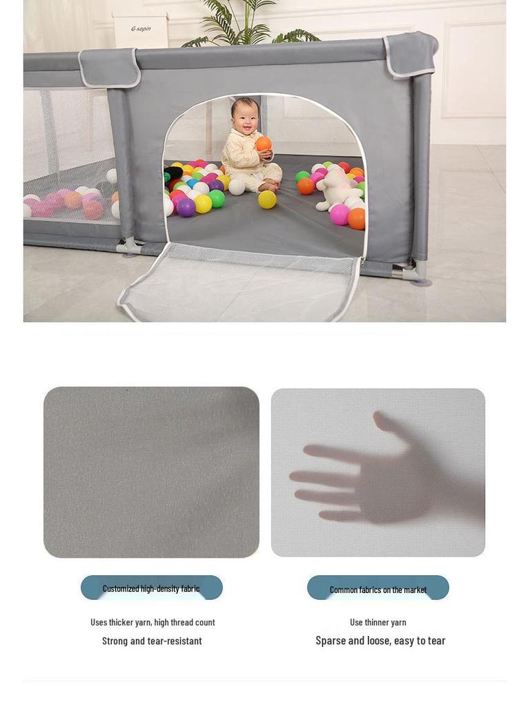 Grenzüberschreitender Multifunktionaler Baby-Laufstall & Lernzaun für Innensicherheit