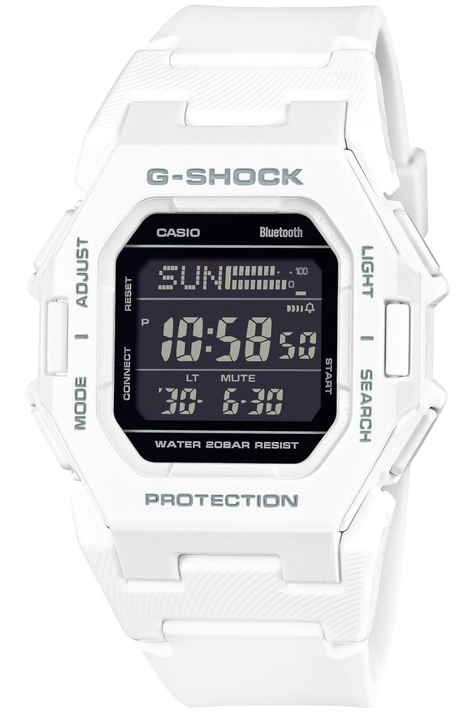 Hodinky s funkcí počítání kroků Bílé [Casio] G-Shock []Vybavené Bluetooth, GD-B500-7JF pánské
