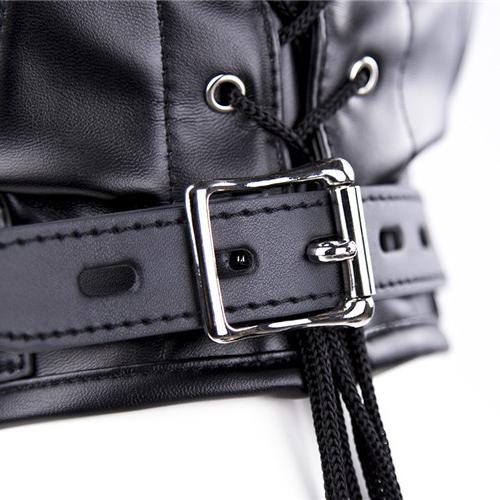 BDSM  Slave Fetish Sex Toys Adult Products Face Mask Headgear Leather Gag Cosplay
