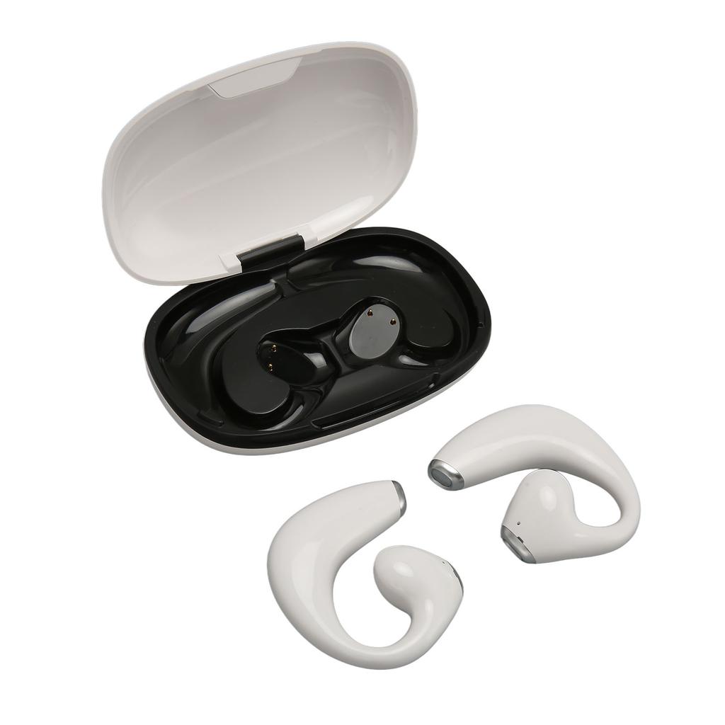 Language Translator Earbuds Smart Noise Reduction Supports 144 Languages Bluetooth 5.3 Translator Earphones White