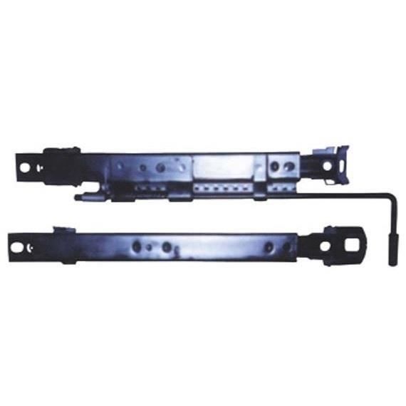 Housses de siège - AUTO STYLE - Universelles - 2 pièces - Acier - Noir