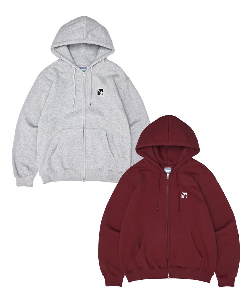 Video Jockey Shooting Star Zip-Up Hoodie [Burgundy]